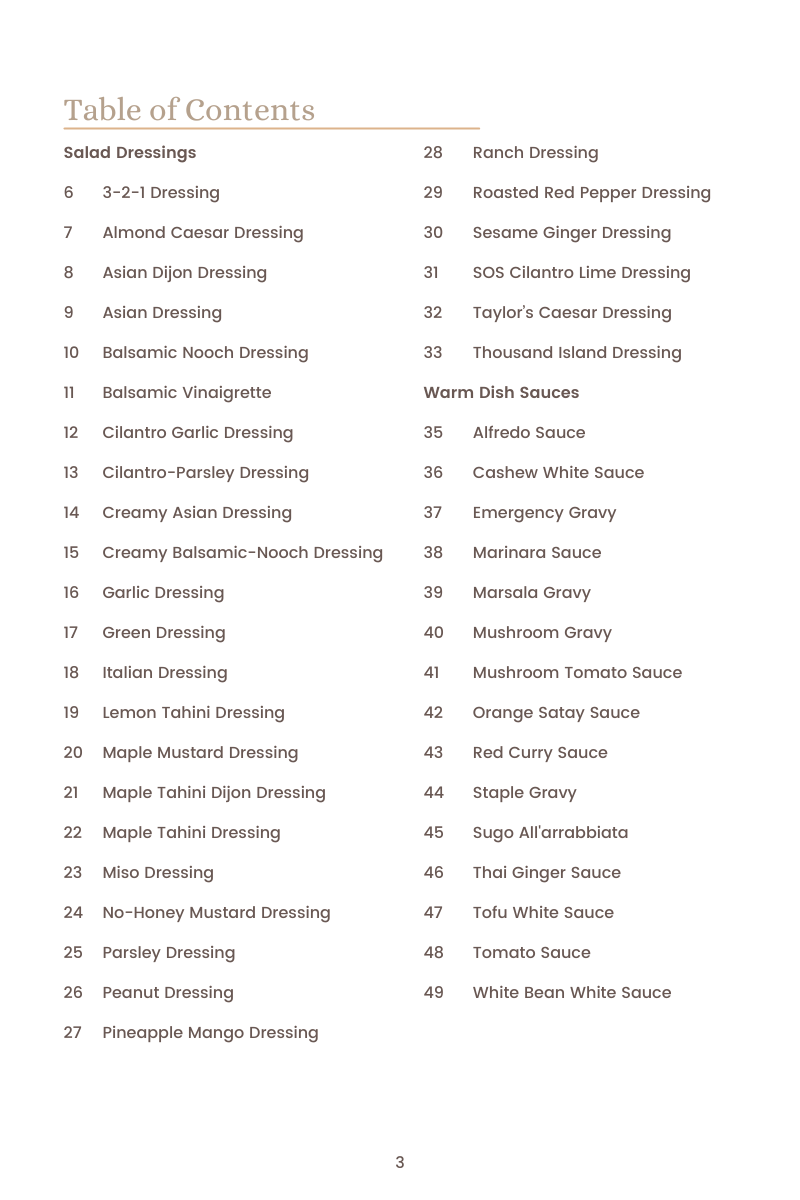 Healthy Sauces + Dressings Cookbook (Ebook)