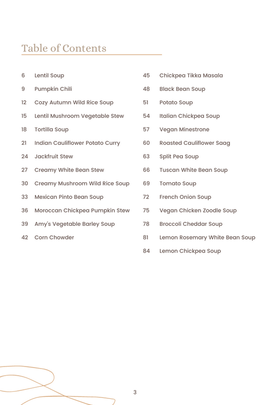 Healthy Soups Cookbook (Ebook)