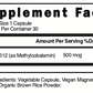 Vitamin B12 Supplement